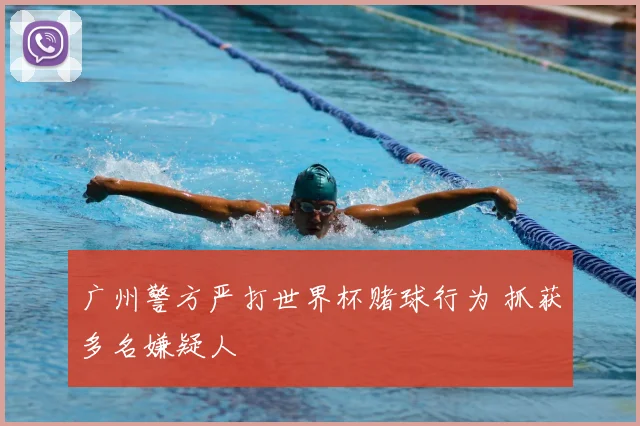 广州警方严打世界杯赌球行为 抓获多名嫌疑人